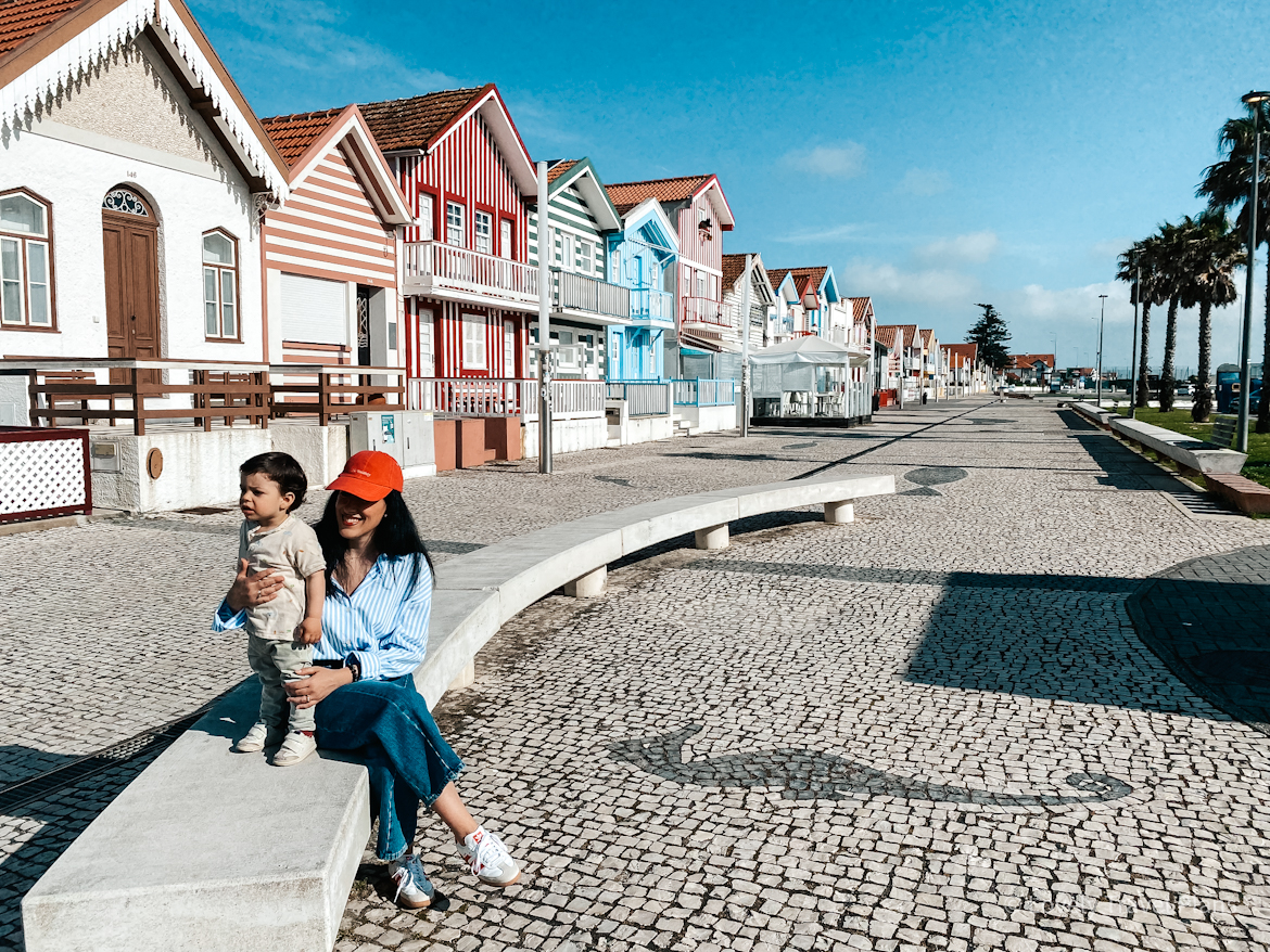 Playa de Costa Nova en Aveiro