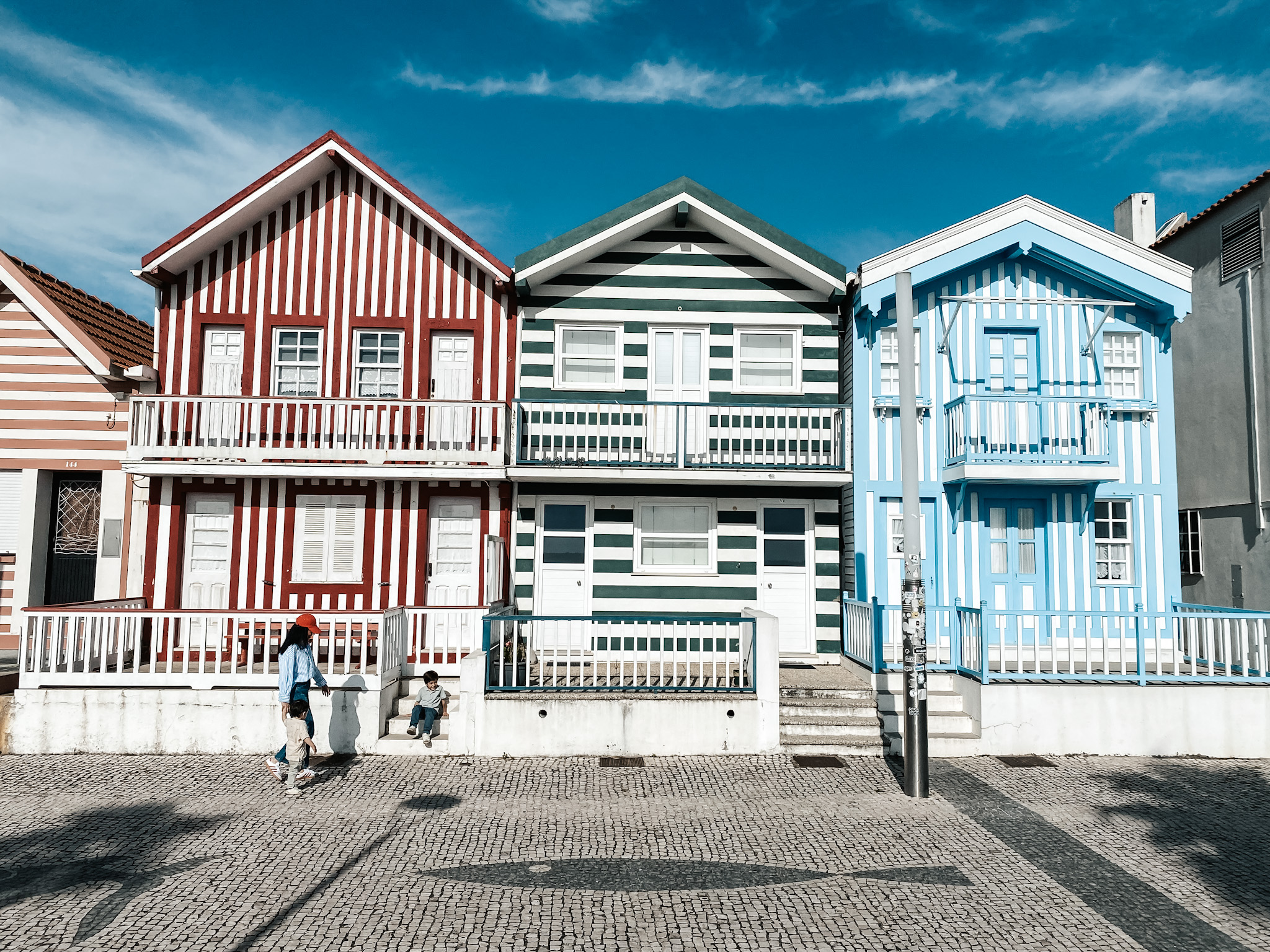 Playa de Costa Nova en Aveiro